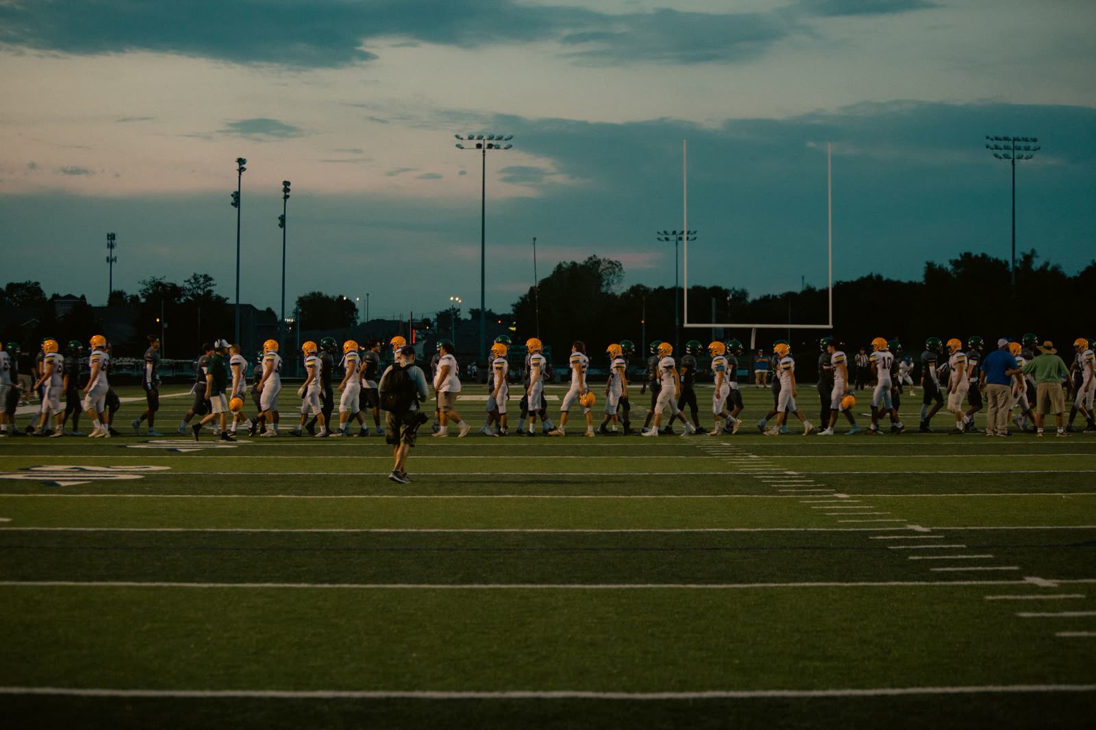 high school football stadium lights