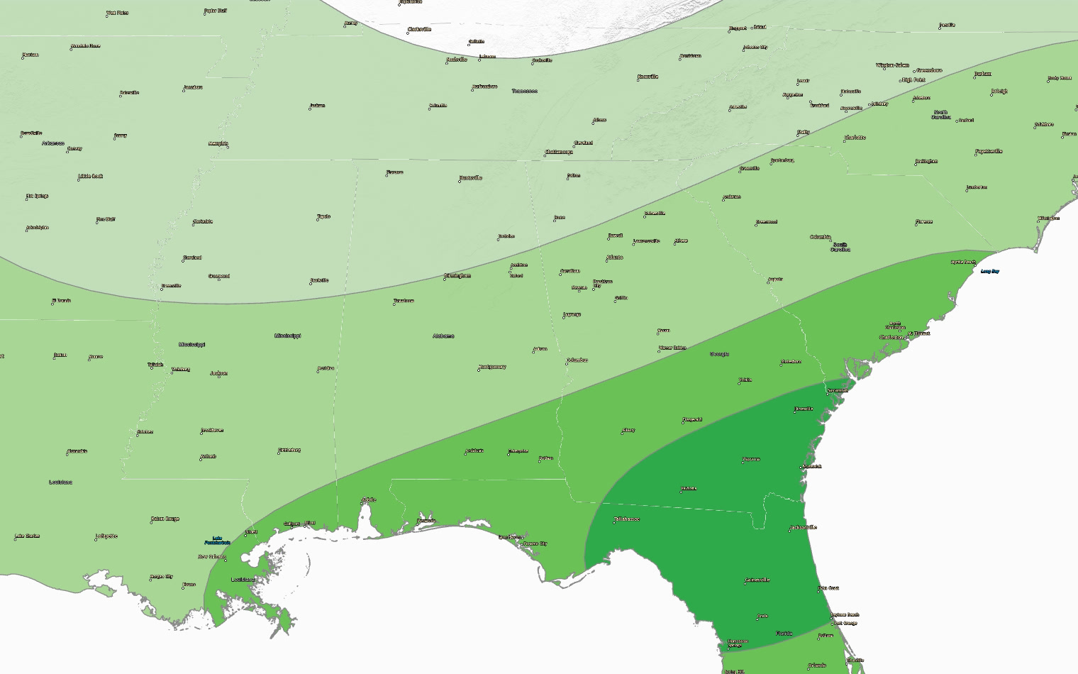 NOAA seasonal rainfall outlook for the months ahead